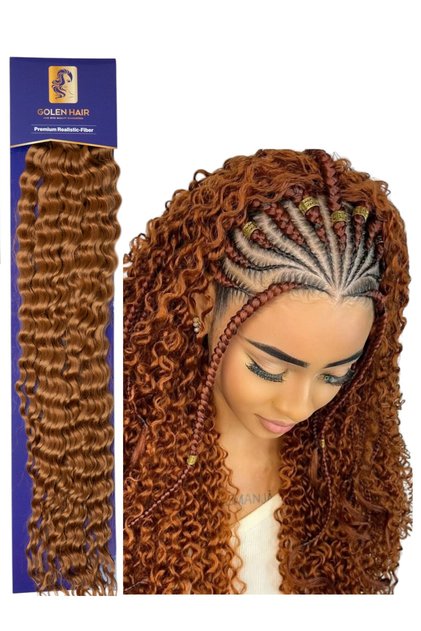 Hair Deep Wave Braids 22 Inches Color 30 – Deep Wave Crochet Hair