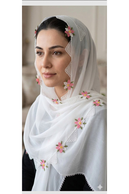 Needlepoint Cream Color Prayer Cloth