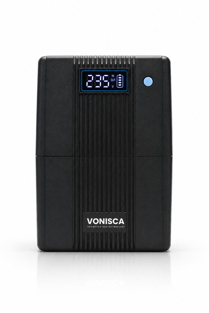 D-850 850VA LCDKesintisiz Güç Kaynağı Line Interactive 1x12V 7,5Ah UPS Bilgisayar Modem Kamera