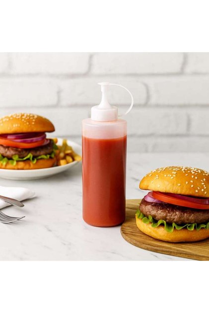 Lova Sauce Bottle 600ml - Clear