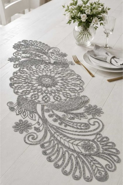 Home Textile Luxurious Natural Corded Pets Am's Various Servis Tablecloth