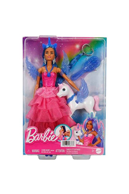 人形 Barbie Barbie Mavi Saçlı Prenses Bebek HRR16 - Fiyatı, Yorumları