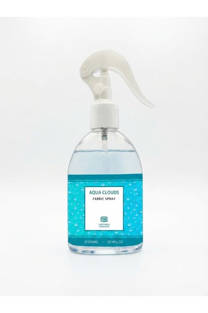 Coral Aqua Clouds Fabric Spray 300ml | Long Lasting Linen & Room Spray | Fresh Clean Airy Fragrance | Premium Fabric & Home Perfume for Curtains Sofa Bedding Car