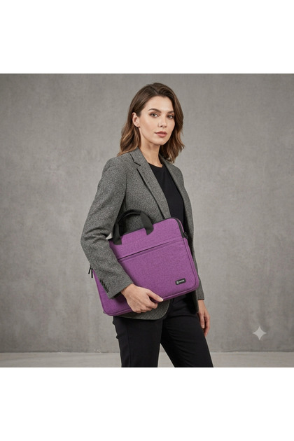 12 Inch Tablet and Mini Laptop Bag 360 ° Protective Plush Lined Shoulder Strap Hand Carrying Case 32.5X2