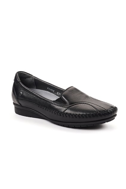 Lady-G Women's Leather Hallux Shoes Black