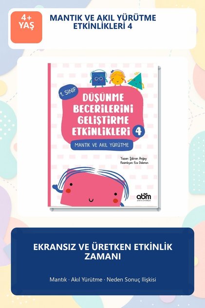 Activities for Logic and Reasoning for Ages 4 and Above: a Children's Activity Book to Develop Attention and Focus