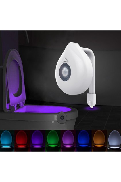 Toilet light Toilet Motion Sensor Light, 8 Colors Changing Sensor LED Washroom Night Light Inside To