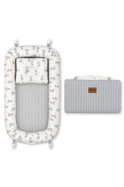 Foldable Babynest Mother's Side Baby Nest 100% Cotton Baby Bed Newborn Nest with Removable Washable Cover