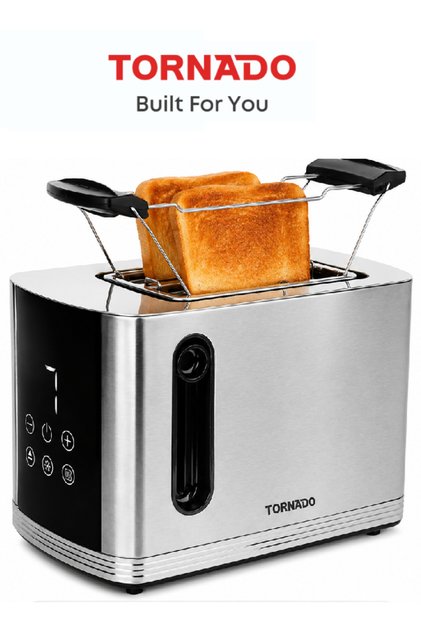 Toaster 2 Slice, 850W, Electronic Browning Control, with LED Display, Silver TTA751-GS