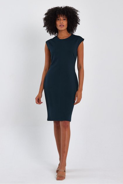 Midi Length Pencil Dress (B23-005100)