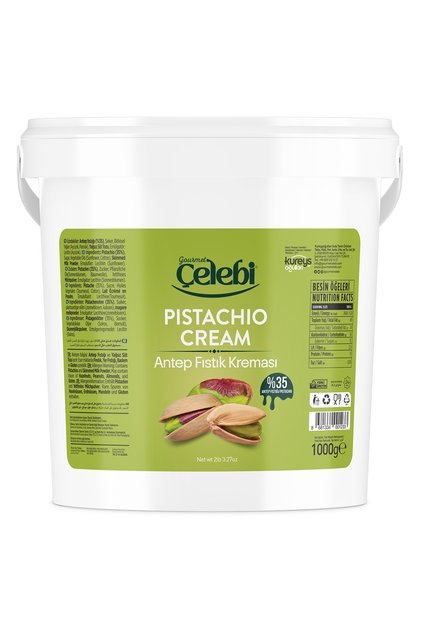 Antep Fıstık Kreması 1000 Gr - %35 Gerçek Antep Fıstığı Kreması Özel