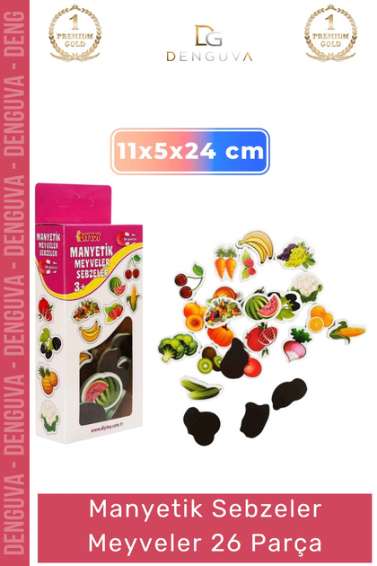 The Monarch Co 3'lü Eğitici Manyetik Set - Hayvanlar, Taşıtlar