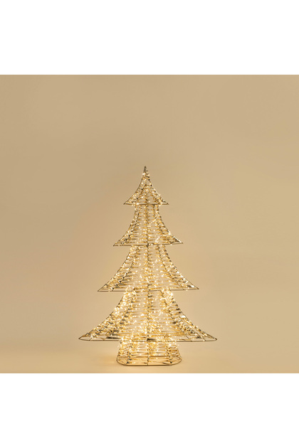 Ulu Led Lighted Tree Decoration 98 cm Gold