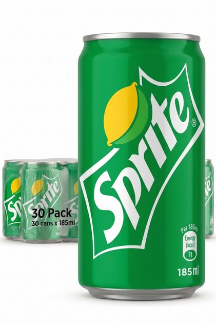 Bautura racoritoare carbogazoasa, 30x185ml, aromă de Lime si Lamaie