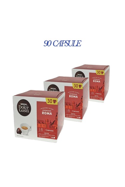 90 Capsule Cafea Nescafe Dolce Gusto Roma
