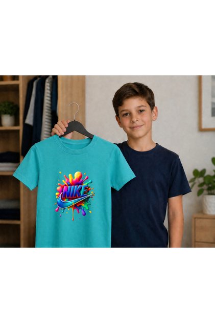 Tricou Personalizat Pentru Copii 4-12 Ani Din Bumbac 100%