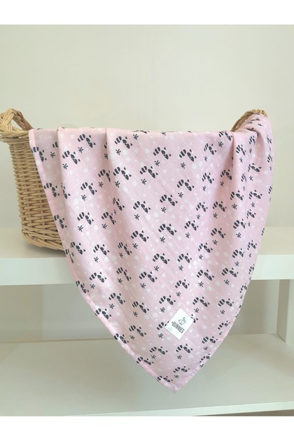 Jr Bunnies Bamboo Muslin Blanket – 70% Bamboo Content, Ultra Soft & Breathable