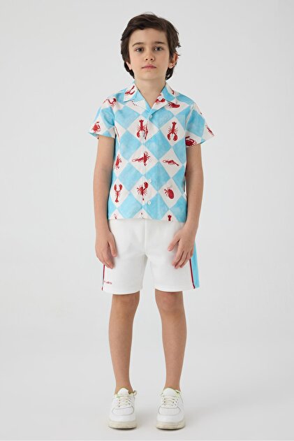 Bg Store Boys Patterned Shirt