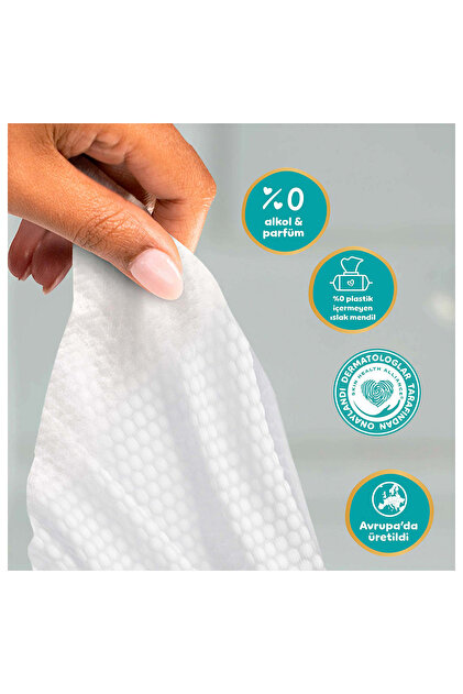 Prima Pampers Aqua Soft Touch Bebek Islak Havlu 1 Paket 60 Yaprak