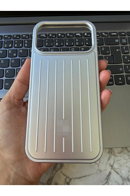 ŞANAETİCARET Rimowa iPhone 17 Pro Max Çizgili Premium Kılıf