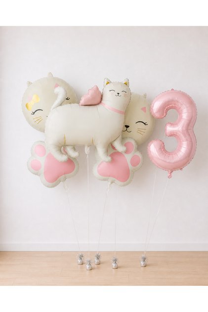 Retro Cat Balloon Harness -3-