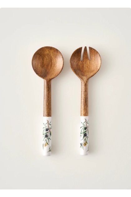Olive Mango Salad Serving Set (28X8 cm)