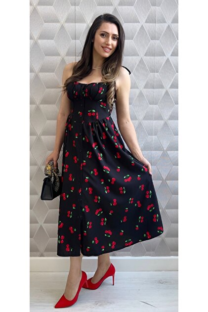 knee length dresses for ladies Navy Linen Swing Shirt Dress  Handmade Midi