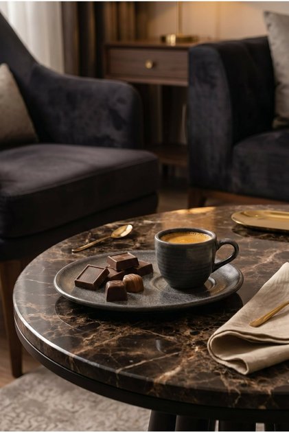 Porcelain Hornfels Ripple Coffee Cup 100 Cc-Coffee Cup-Espresso Cup-Single -Without Saucer