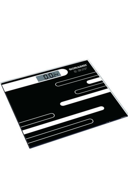 SSC-2215N Personal Digital Electronic Body Weight Scale [Black]