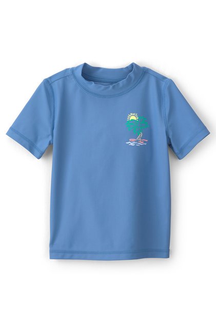 Little Boy Sunscreen Top 2 Years-5 Years Blue
