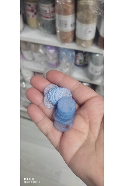 Blue Color 20 Grams Bag of Stamps