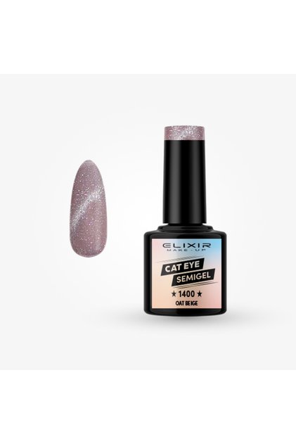CAT EYE SEMI GEL (ΗΜΙΜΟΝΙΜΟ BΕΡΝΙΚΙ) - 1400 OAT BEIGE 8ML