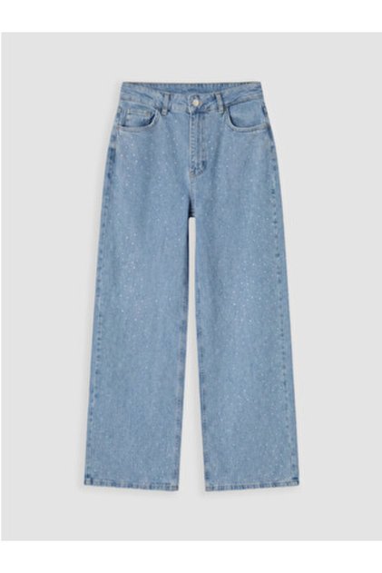 Indigo Stone Wideleg Women's Jean Trousers
