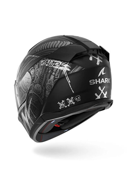 Shark D-Skwal 3 Shıever Mat Kapalı Kask (MOTOZİLLA) - Fiyatı