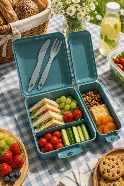 Kayra Stone Çelik Lunch box Yalıtımlı Beslenme Kabı- saklama kabı