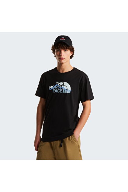 The North Face M MOUNTAIN LINE REGULAR SHORT SLEEVE TEE Black