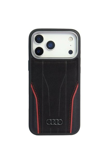 R8 Θήκη MagSafe από Γνήσιο Δέρμα για iPhone 17 Pro Max, Μαύρο