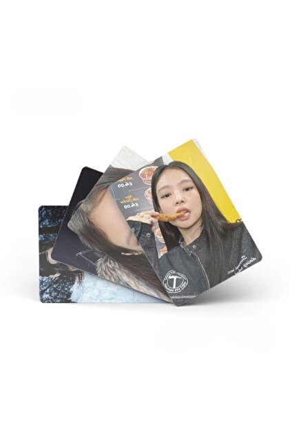 Kpop Dünyasi BLACKPINK '' Jennie '' Çift Yön Baskılı Hologramlı