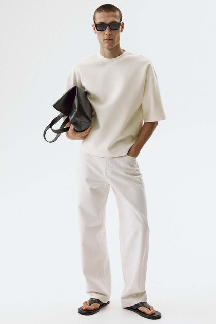 Oversized Fit Scuba T-shirt