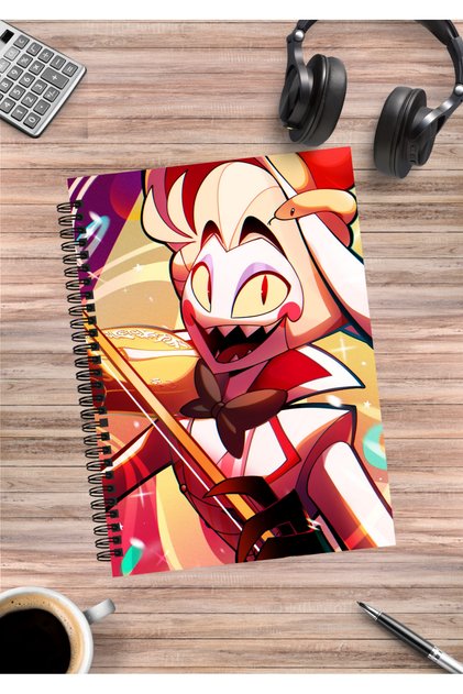 Hazbin Hotel Anime Spiral Notebook A5 (50 Sheets)