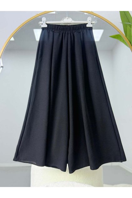 Pants Skirt with Pockets Black