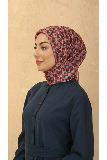 Soft Pamuk Eşarp Kırmızı