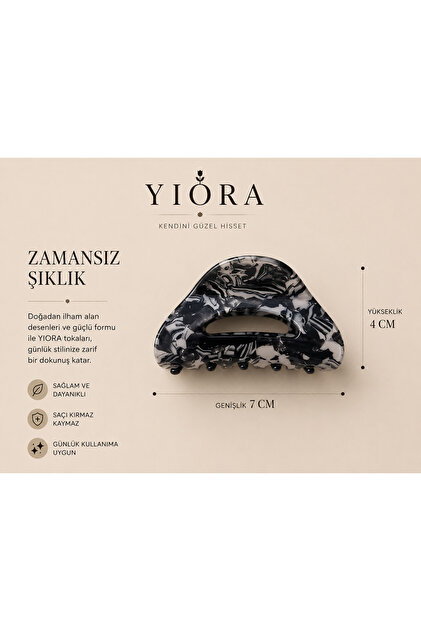 Premium Series Imported Acetate Bone Buckle Small Size (7 cm)