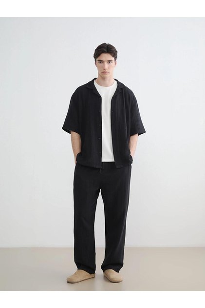 Loose Fit Men's Muslin Trousers (S6)