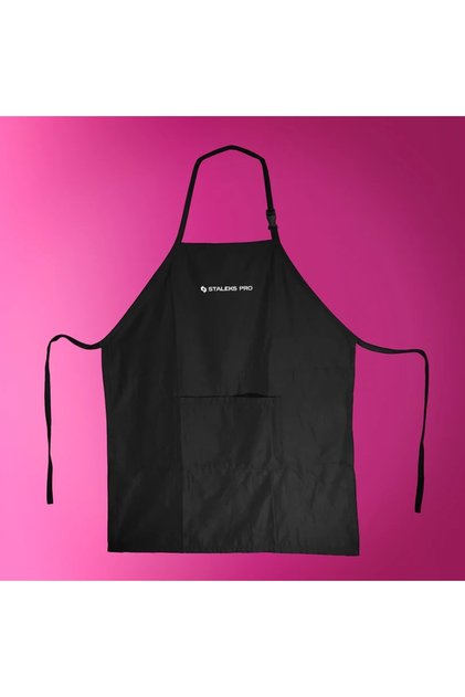 1 piece black prosthetic nail work apron adp-20