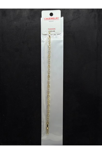 CM JEWELRY 14K Altın Kaplama Renk Kuyumcu İşciliği Vip Bileklik