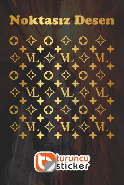Vl Pattern Coating Sticker Label 25X25 cm - Vehicle - Engine - Laptop - Helmet Sticker