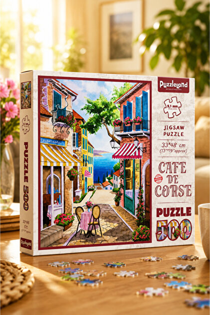 kidssan games Puzzleland 500 Parça Cafe de Corse Puzzle – Deniz