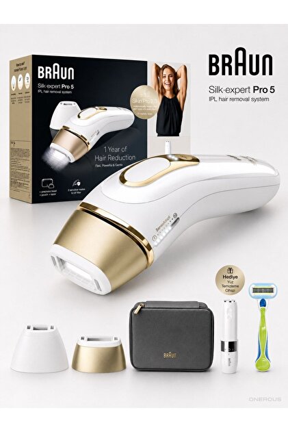 Braun Silk Expert Pro 5, Evde Tüy Alma,Çanta,Venus Tıraş Makinesi