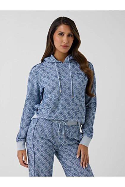 Allover Kadın Aktif Sweatshirt